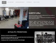 Tablet Screenshot of coiffeur-silberthy.com